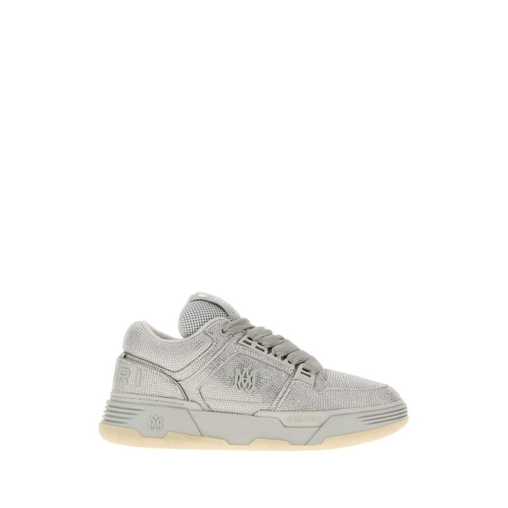 Amiri Men Grey Suede Crystal Ma-1 Sneakers